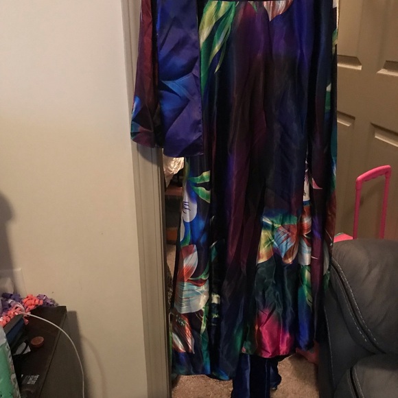 Plus Ball Gown Size 18W Multi Color - Picture 4 of 5